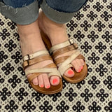 Hilda Nectar Lux Tan Sandals Shoes- Sandals BED STU