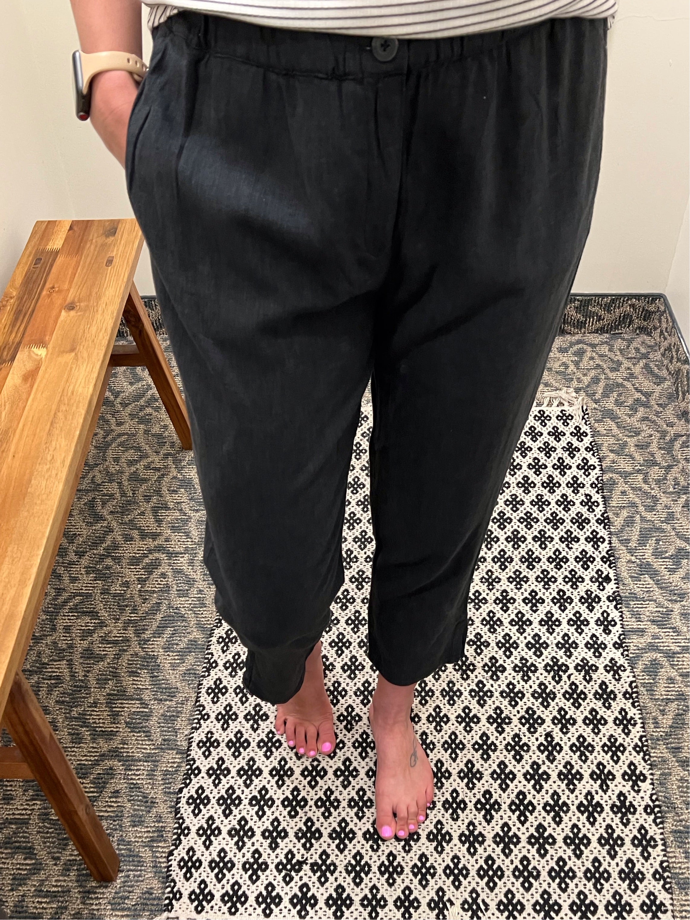 Black Boardwalk Pants Bottom- Pants THREAD & SUPPLY