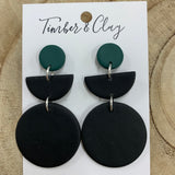 FALL EARRINGS (5 STYLES) Jewelry - Earrings Timber & Clay BLACK/TURQUOISE