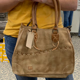 BRUNA (BED STU) Bags- Purses BED STU OATS TAN RUSTIC