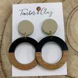 FALL EARRINGS (5 STYLES) Jewelry - Earrings Timber & Clay ROUND WOOD
