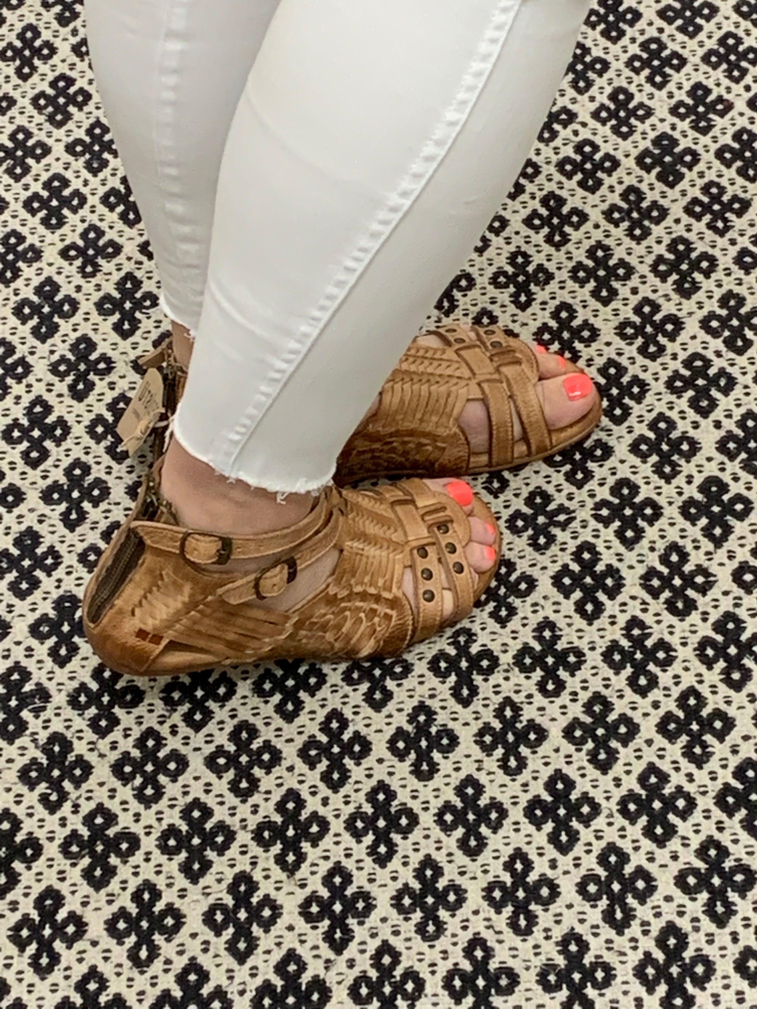 Claire Tan Sandal Shoes- Sandals BED STU