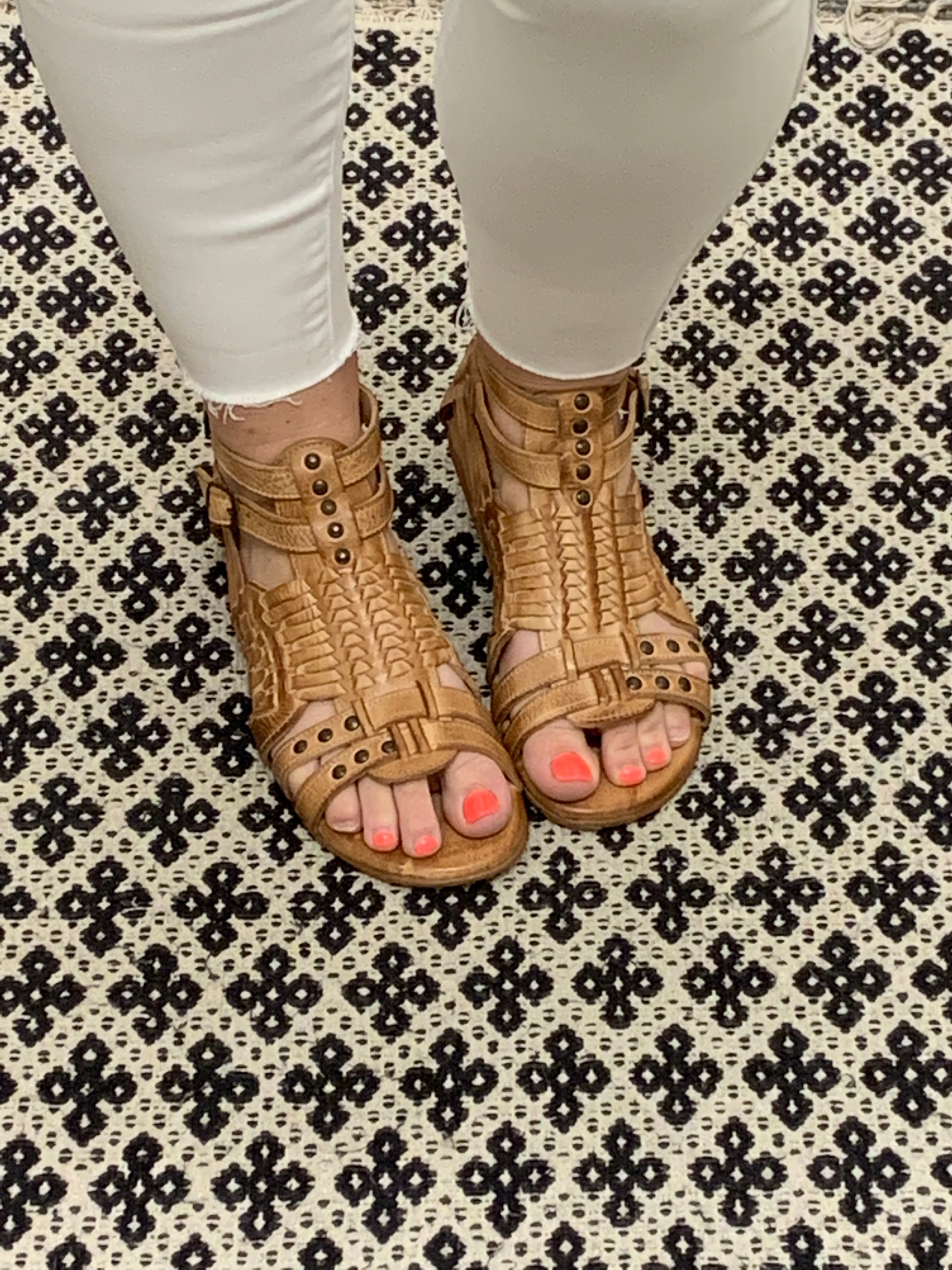 Claire Tan Sandal Shoes- Sandals BED STU