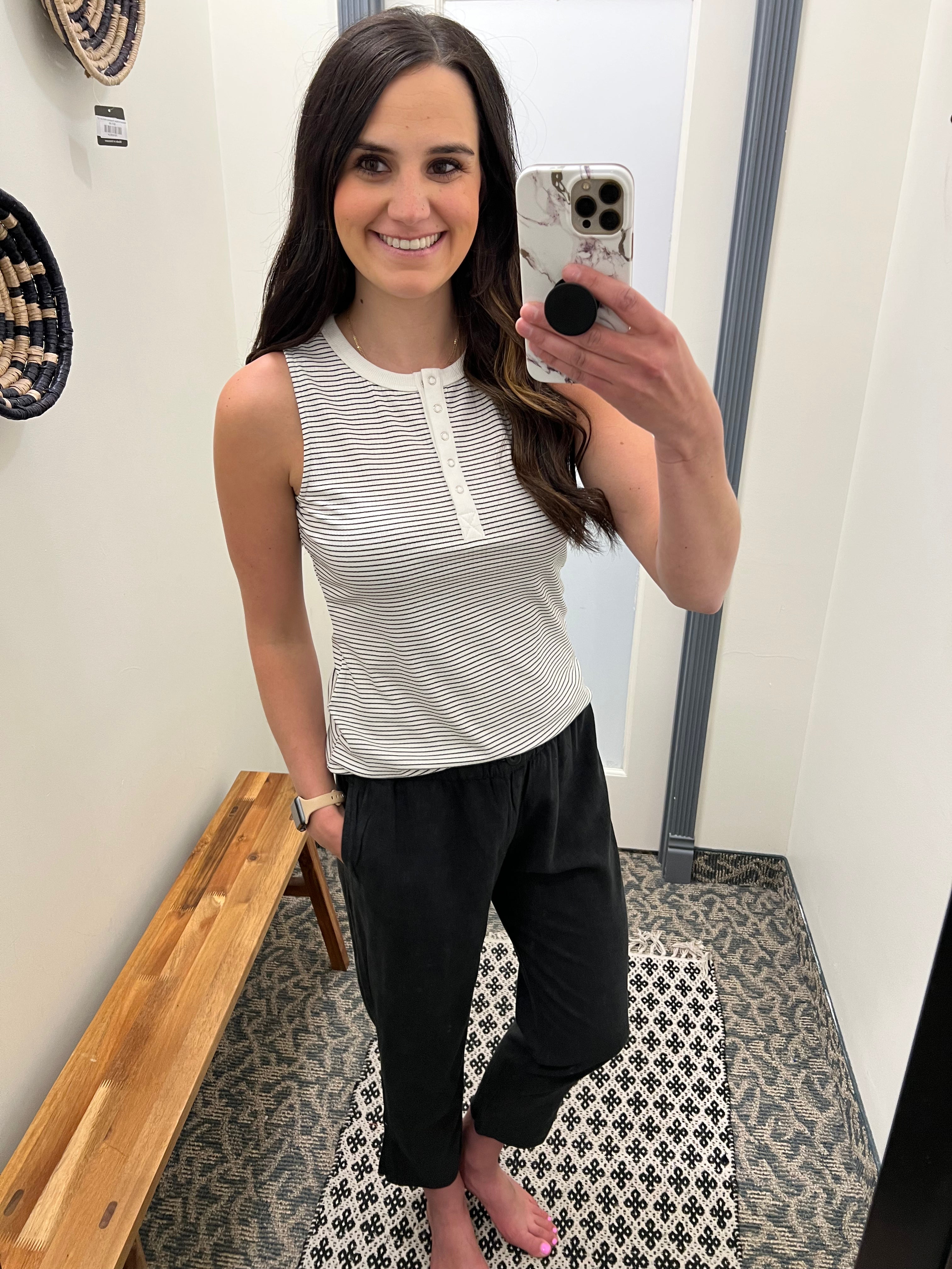 Black Boardwalk Pants Bottom- Pants THREAD & SUPPLY