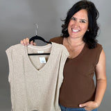 Brown Misty Top Tops- Blouses THREAD & SUPPLY