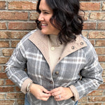 Grey Brown Jacqueline Jacket Outerwear- Jackets THREAD & SUPPLY