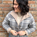 Grey Brown Jacqueline Jacket Outerwear- Jackets THREAD & SUPPLY