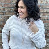 Bone White Virginia Sweater