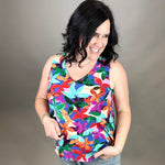 Floral Sleeveless Blouse Tops- Tanks STACCATO