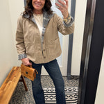 Grey Brown Jacqueline Jacket Outerwear- Jackets THREAD & SUPPLY