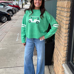Green Golf Cart Sweater WISHLIST