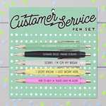 Customer Service Pen Set Home-Stationery FUN CLUB