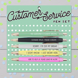Customer Service Pen Set Home-Stationery FUN CLUB