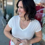 White Ananya Tee Top - Tee THREAD & SUPPLY