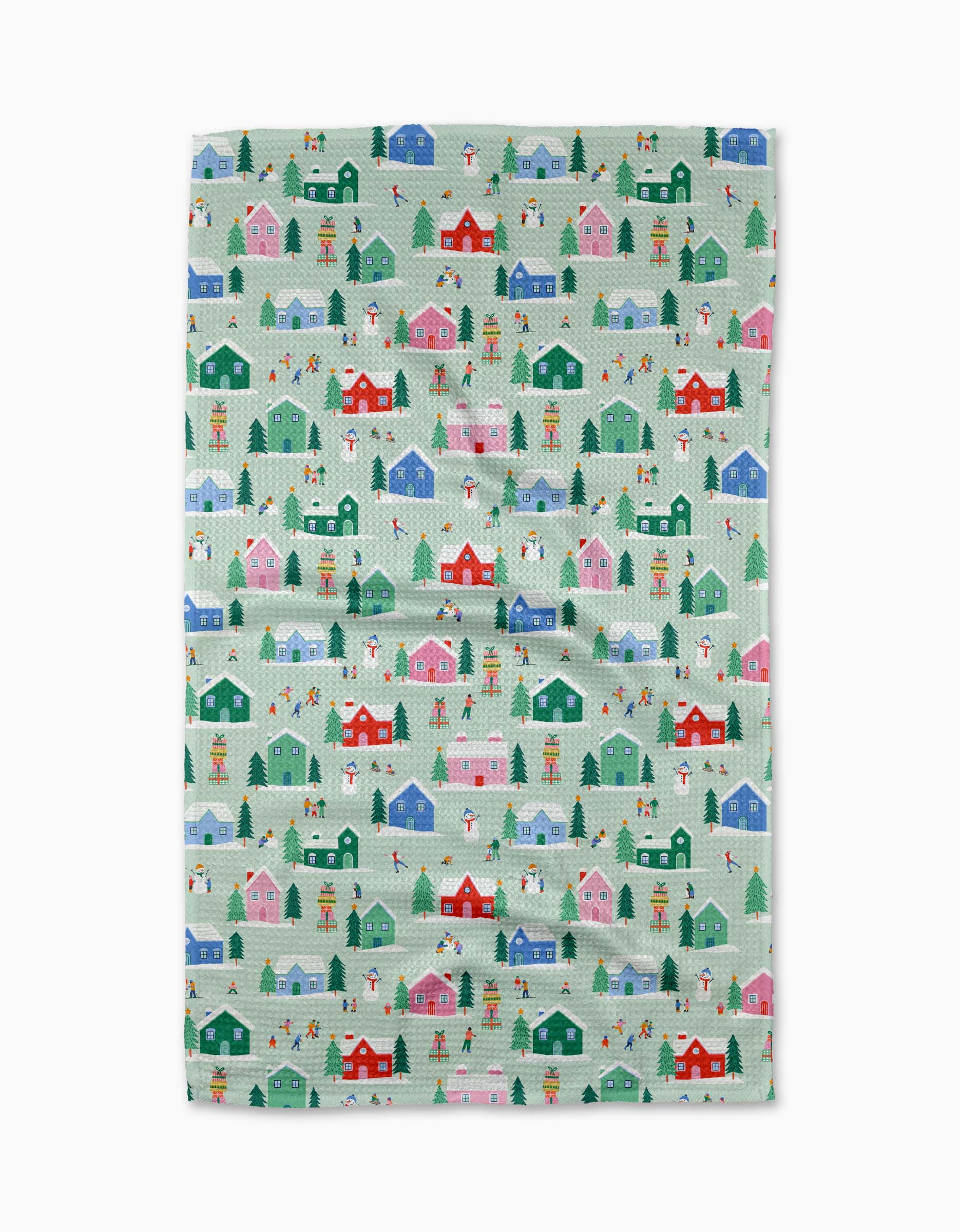 Winter Magic Tea Towel Geometry