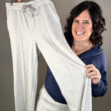 Heather Grey Plush Sweatpants Bottoms - Pants FLAG AND ANTHEM