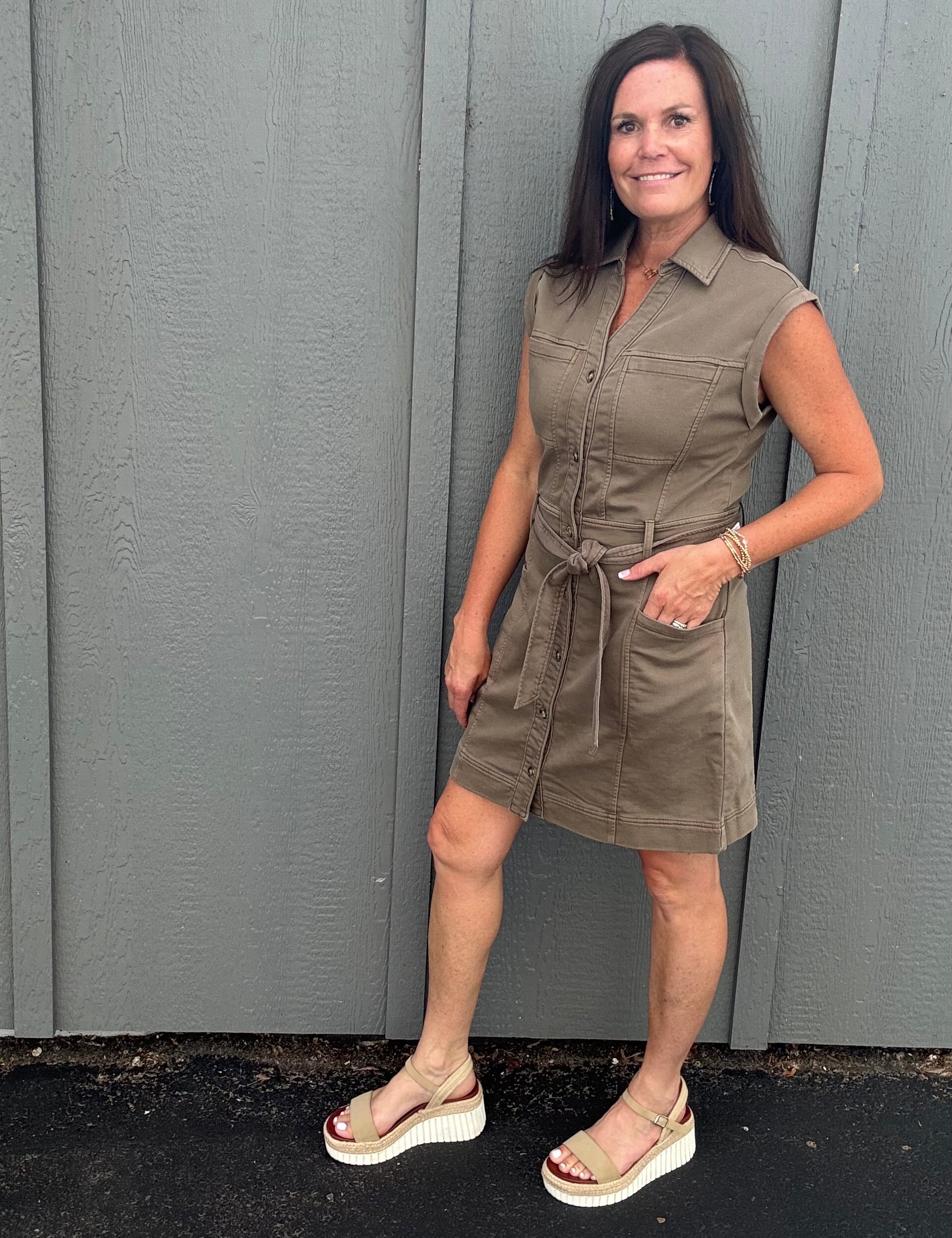 Olive Siena Dress Dresses THREAD & SUPPLY