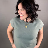 Army Cloudy Knit Top Top - Tee TRES BIEN