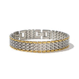 Waterproof Chunky Two-Tone Bracelet Brenda Grands Jewelry