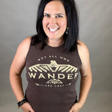 Mineral Chocolate Wander Tank Tops- Tanks HRT and LUV