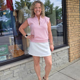 Heathered Grey Skort Bottom- Skirt RAE MODE