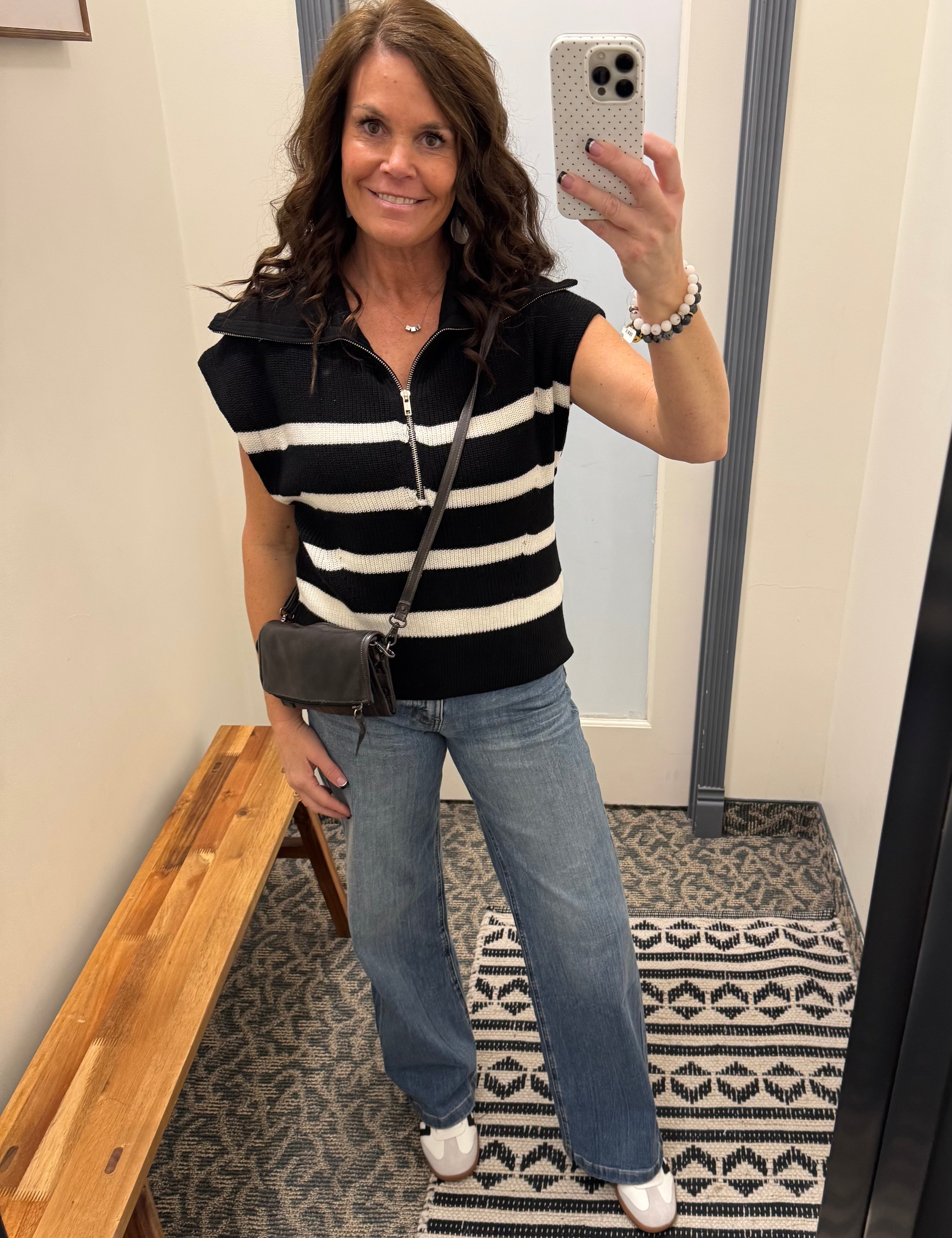 Noir Blanc Stella Sweater Top - Sweater THREAD & SUPPLY