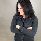 Black Snap Shacket Outerwear - Shacket MONO B