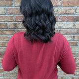 Crimson Heather Dream Knit Janie Top