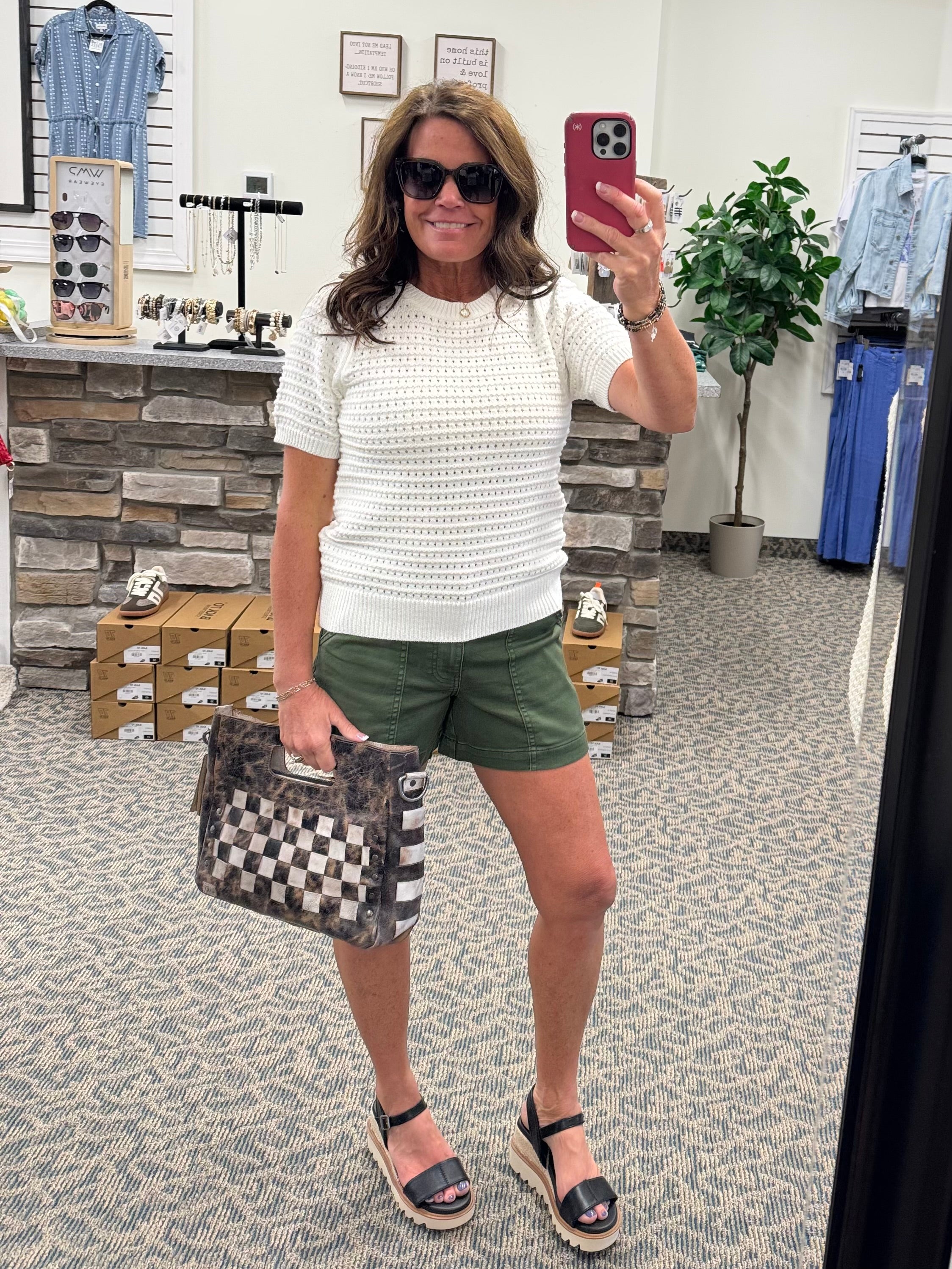 Olive Jane High Rise Shorts Bottoms - Shorts KUT FROM THE KLOTH