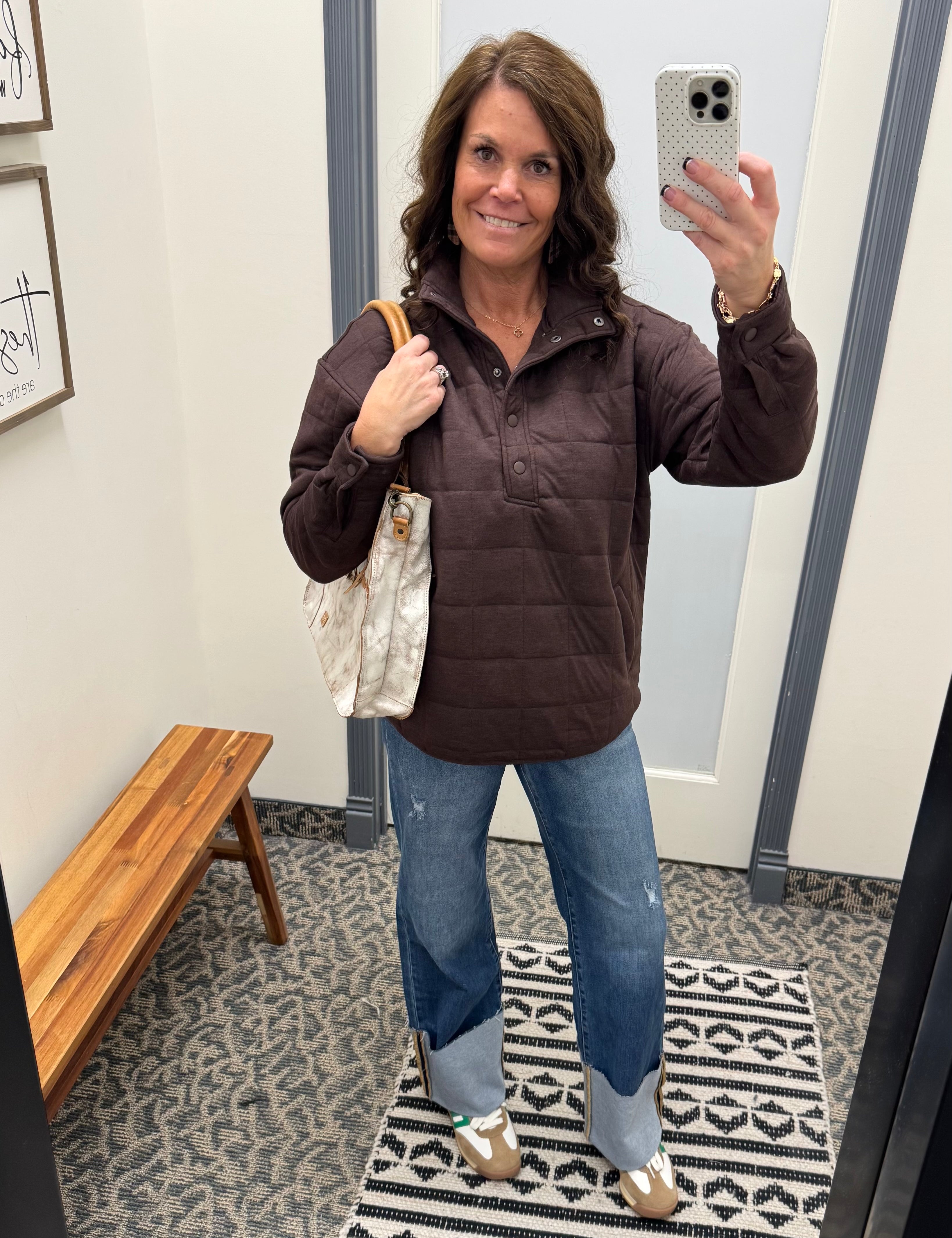 Coffee Heather Indiana Pullover Top - Sweatshirt THREAD & SUPPLY