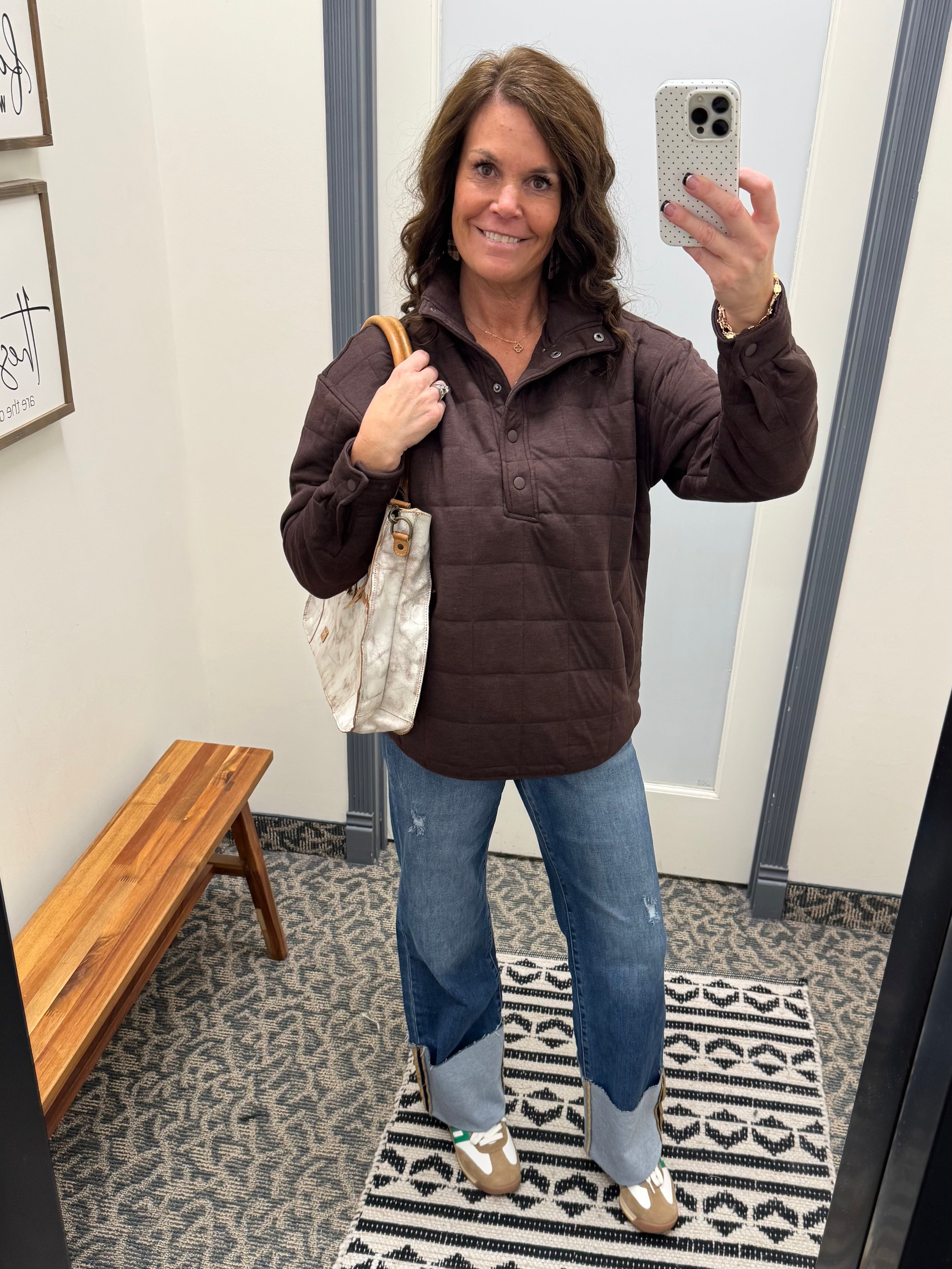 Coffee Heather Indiana Pullover Top - Sweatshirt THREAD & SUPPLY