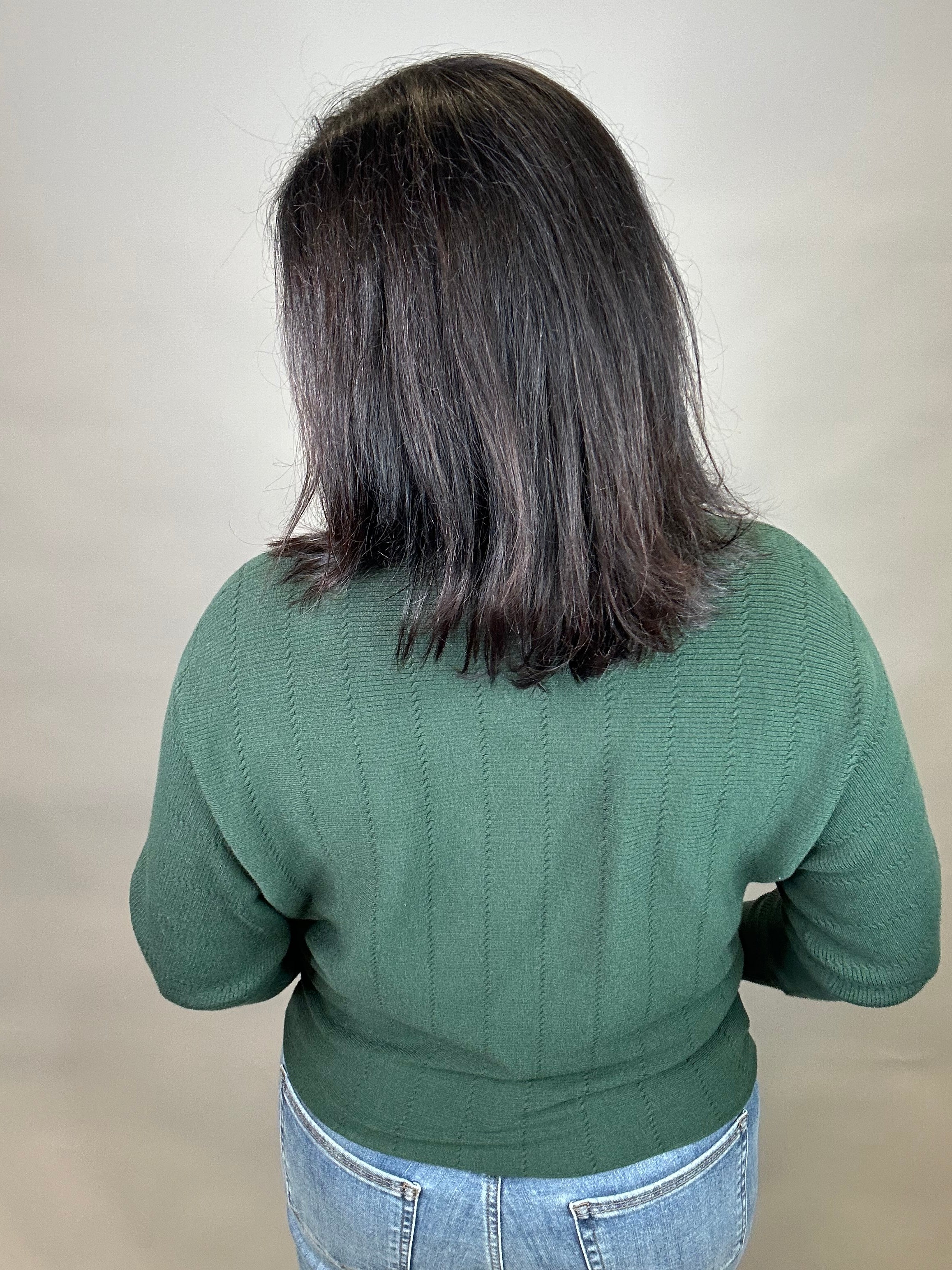 Forest Dolman Boat Neck Sweater Top - Sweater STACCATO