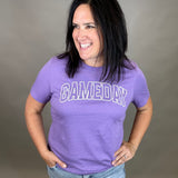 Purple Game Day Tee Top - Tee MUGSBY