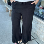 Black Solana Pants Bottom- Pants THREAD & SUPPLY
