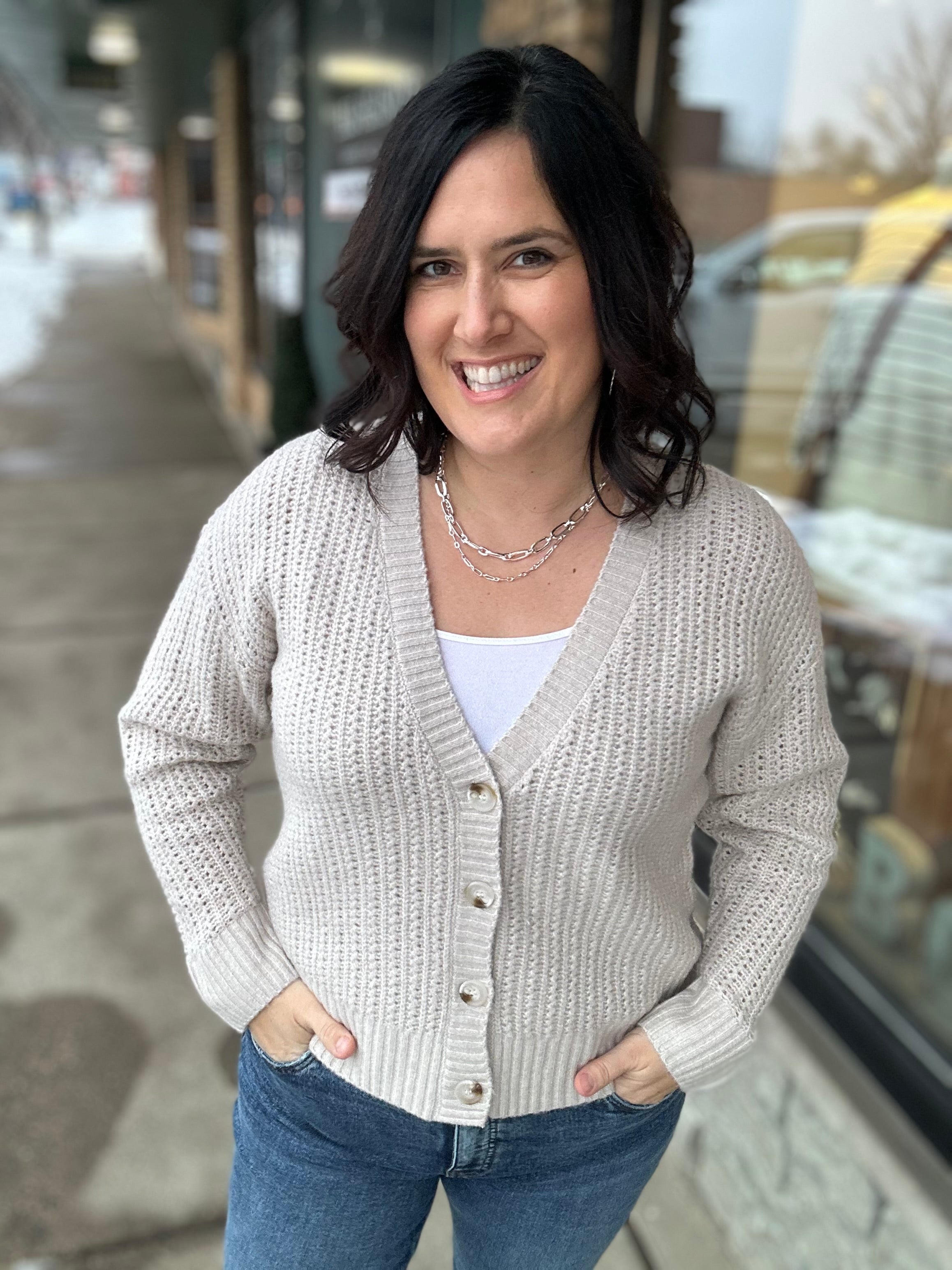 Ecru Amour Cardigan