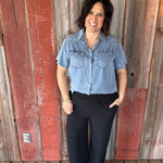 Black Wide Leg Pants Bottoms - Pants STACCATO