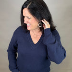 Blue Nights Cornelia Sweater Top - Sweater THREAD & SUPPLY