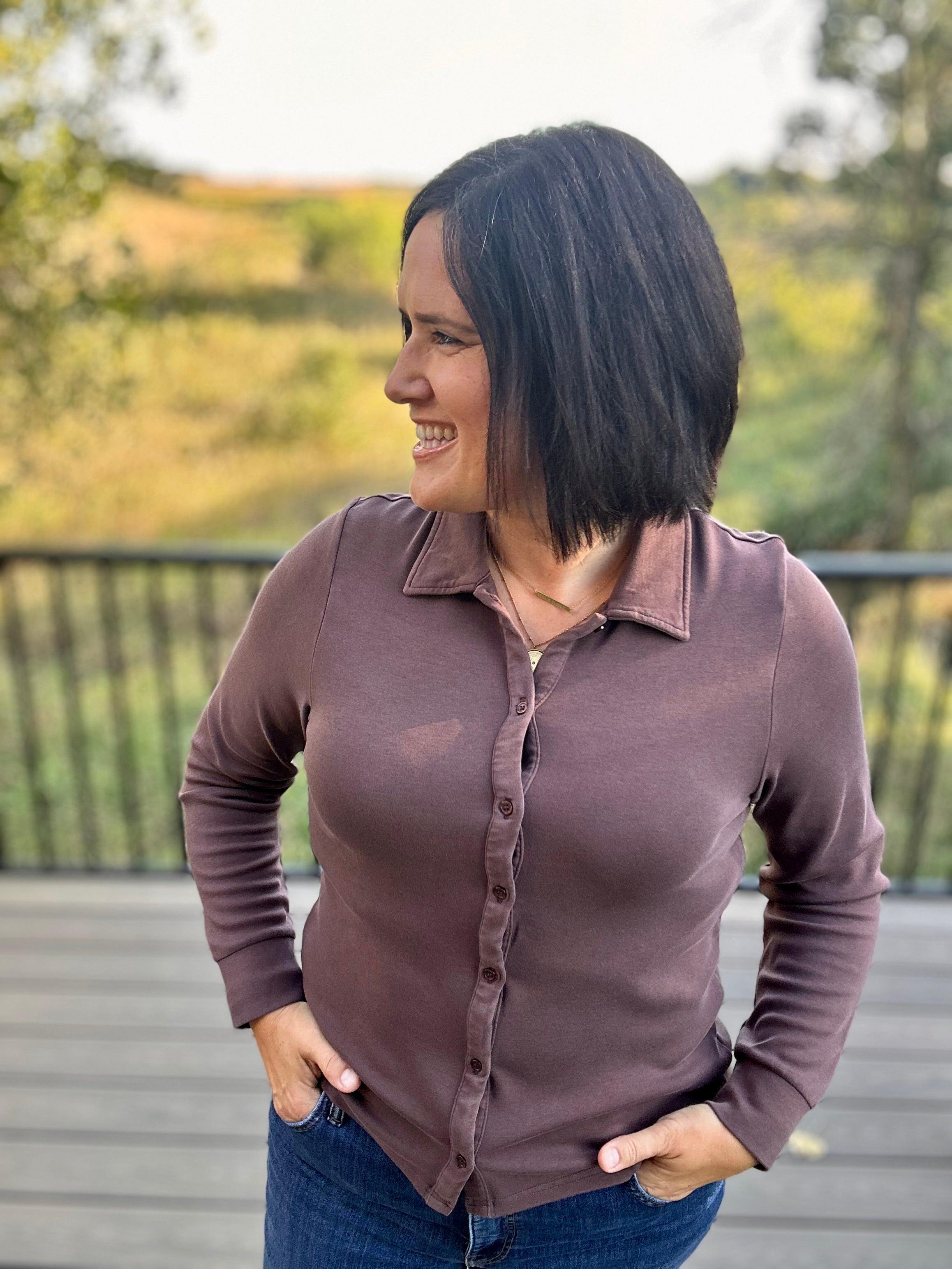 French Roast Lilah Shirt Tops - Button Ups THREAD & SUPPLY