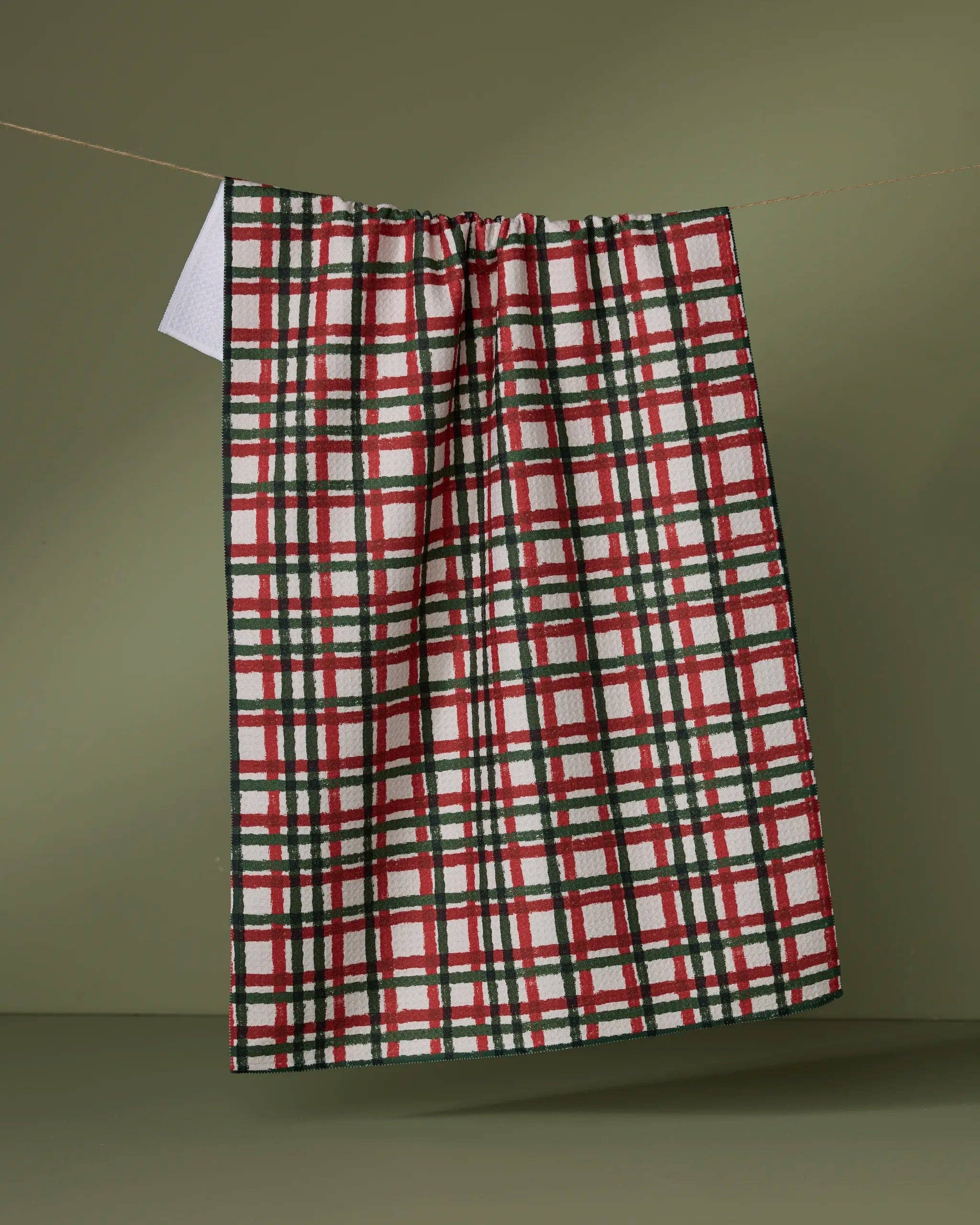 Holiday Charm Tea Towel Geometry
