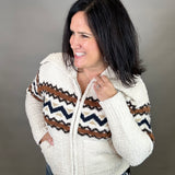 Heather Oak Myra Sweater Jacket Outerwear- Jackets THREAD & SUPPLY