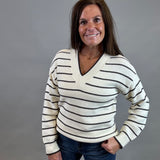 Ivory Brown Ira Sweater