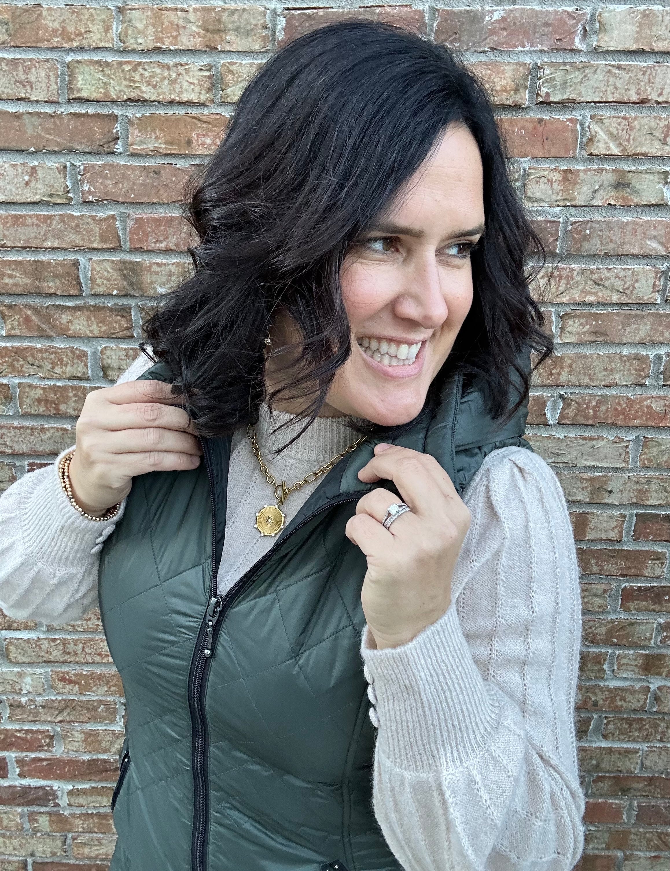 Iron Long Quilted Vest Outerwear - Vest Anorak