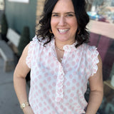 Anita Printed Tank Blouse Tops- Blouses FLAG AND ANTHEM