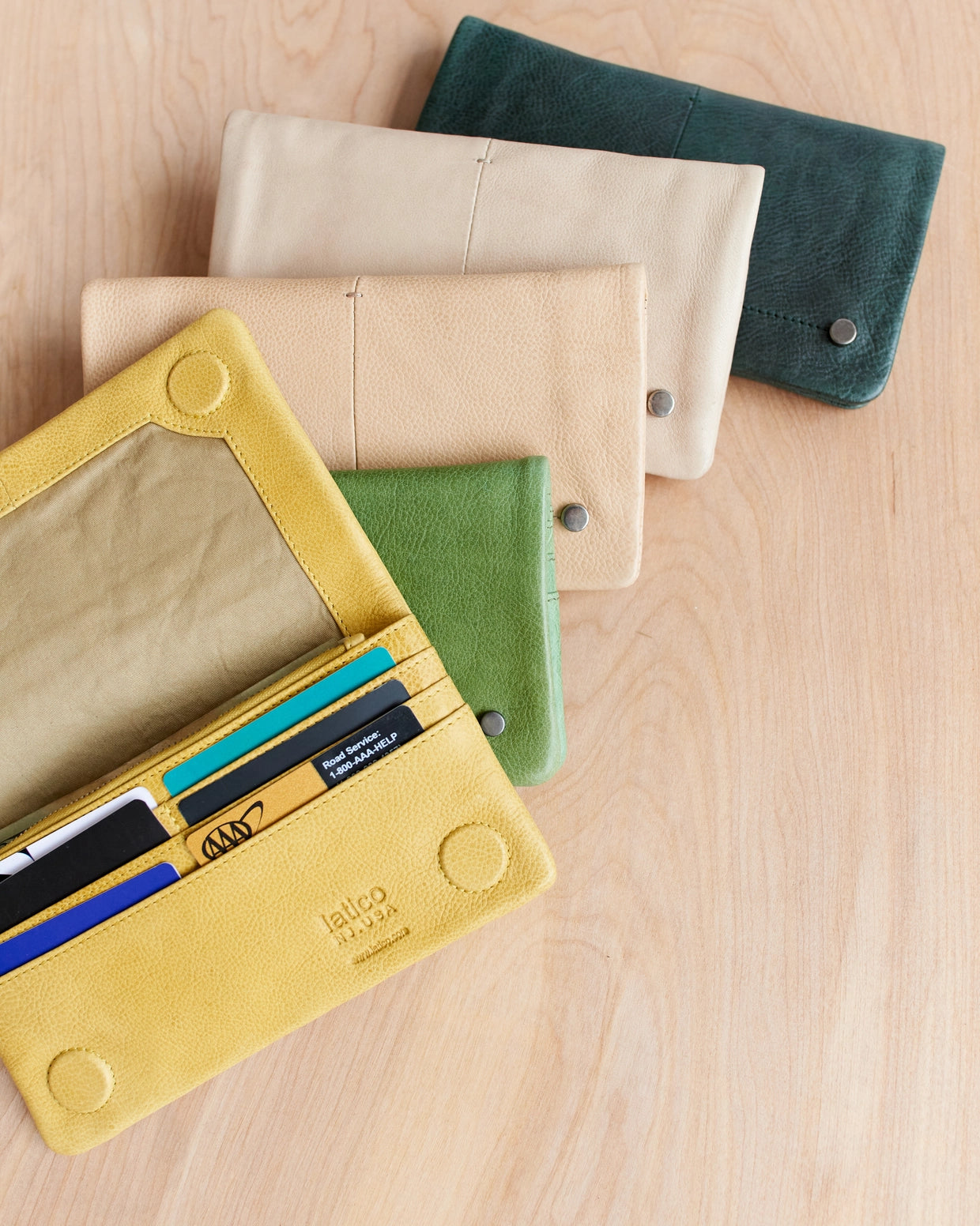 Terry Handcrafted Leather Wallet Bags- Purses LATICO LEATHER