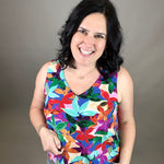 Floral Sleeveless Blouse Tops- Tanks STACCATO