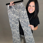 Tan/Brown Kelsey High Rise Ankle Flare Bottom- Pants KUT FROM THE KLOTH