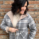 Grey Brown Jacqueline Jacket Outerwear- Jackets THREAD & SUPPLY