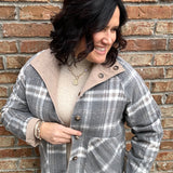 Grey Brown Jacqueline Jacket Outerwear- Jackets THREAD & SUPPLY