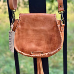 Half Moon Tan Rustic (Bed Stu) Bags- Purses BED STU