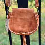 Half Moon Tan Rustic (Bed Stu) Bags- Purses BED STU